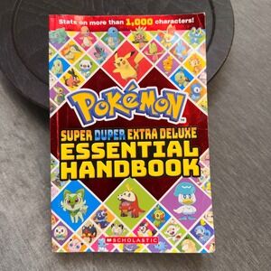 Pokemon Super Duper Extra Deluxe Essential Handbook 2024 Scholastic Guide Book